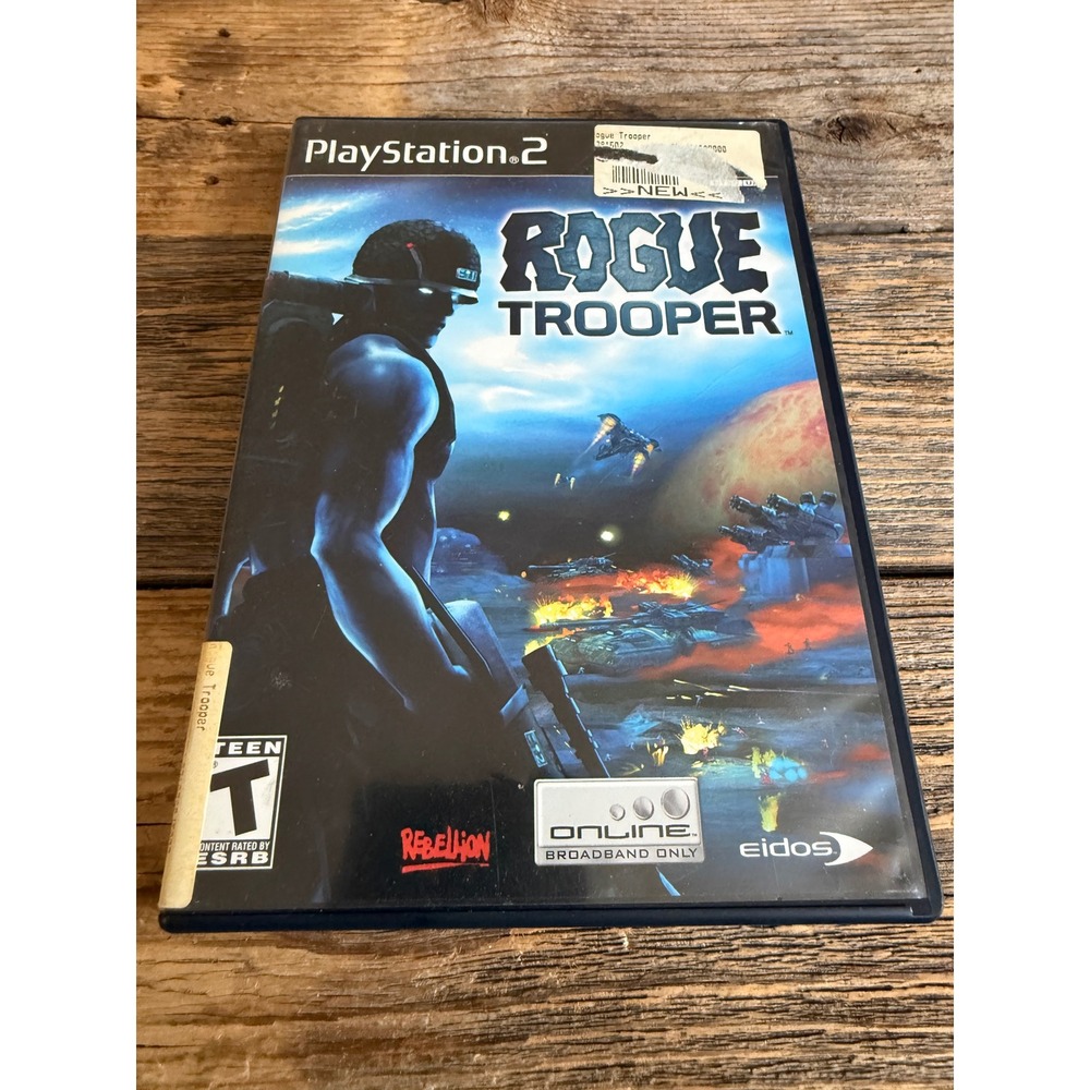 Y2K 2006 Sony PlayStation 2 Rogue‎ Trooper Video Game PS2 CIB Sci Fi Shooter
